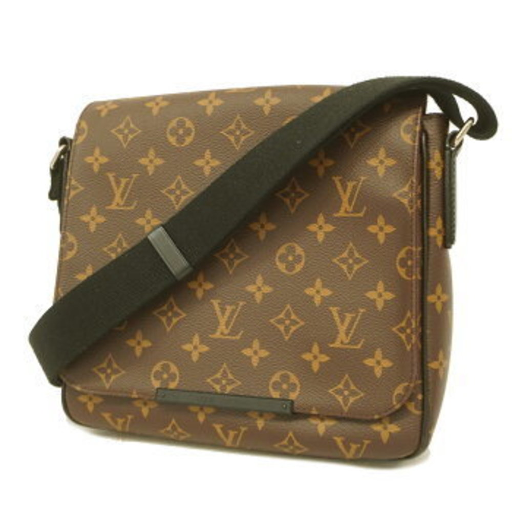 Louis Vuitton Monogram Macassar District PM Shoulder Bag